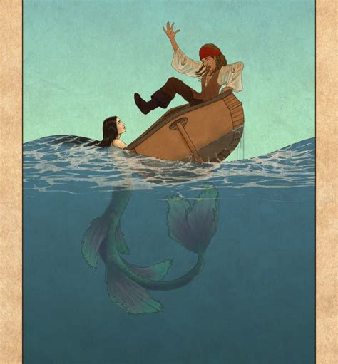 Art By Lena Shaw The Pirate And The Mermaid