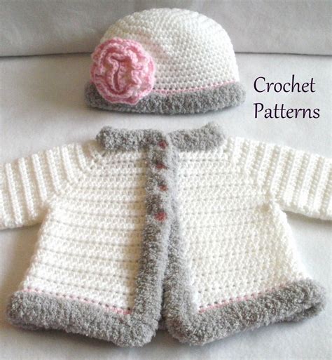 Neck Easy Crochet Baby Cardigan Pattern Free Shipping Free Morocco
