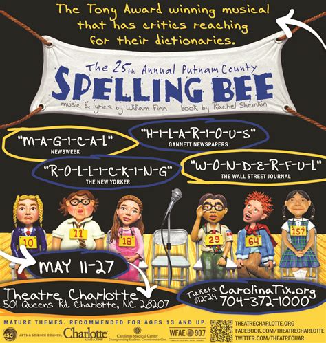 Advertisement For The 25th Annual Putnam County Spelling Bee At