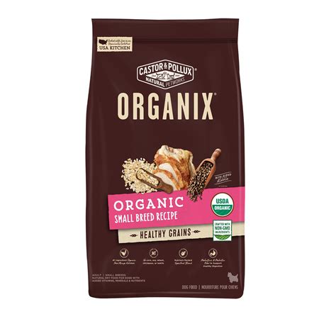 Castor And Pollux Organix Organic Small Breed Recipe With Healthy Grains