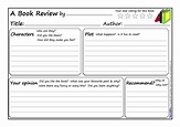 Great book review template! | Writing a book review, Book review ...