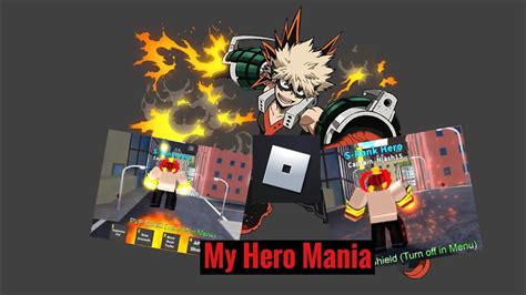 My Hero Mania Explosion Showcase Youtube
