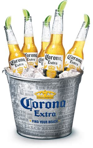 Corona Bucket - Cubeta De Cerveza Corona (300x476), Png Download png image