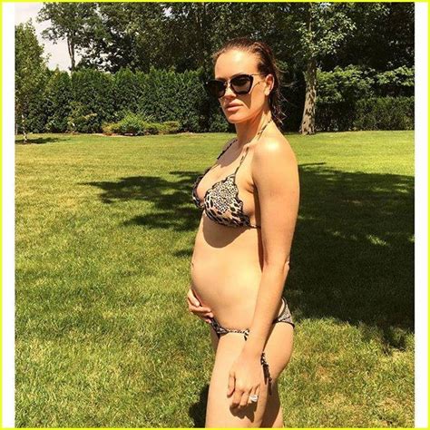 Full Sized Photo Of Peta Murgatroyd Bares Baby Bump In A Bikini Peta Murgatroyd Bares Baby