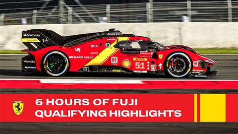 Ferrari Hypercar Onboard The For Qualifying At Hours Of Fuji