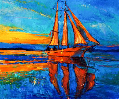 Sail Ship By Ivailo Nikolov Painting By Boyan Dimitrov