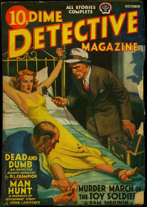 Dime Detective October 1939 Pulp Fiction Magazine Pulp Fiction Comics Pulp Fiction Novel Pulp