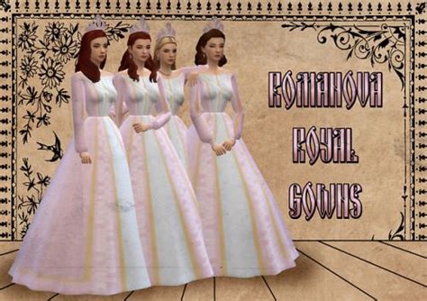 Romanova Royal Gowns A Dress Inspired By The Ones Sims 4 Dresses
