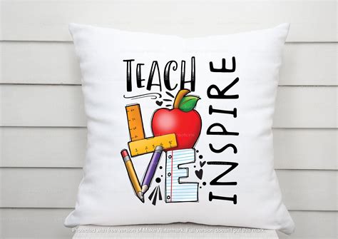 Teachers Cushion Can Be Personalised With Names Or Small Etsy
