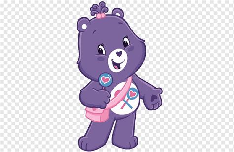 Care Bears Cartoon Drawing Care Purple Mammal Animals Png Pngwing
