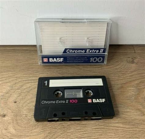 Basf Chrome Extra Ii 100 Pre Recorded Blank Audio Cassette Tape Precision Hi Fi