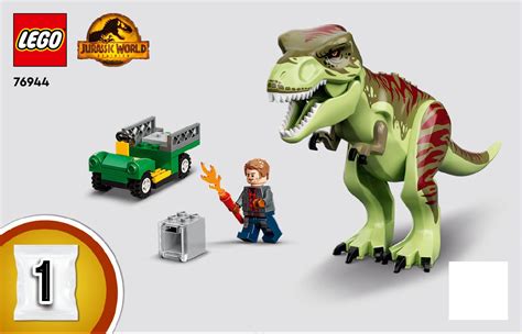 Manual Lego Set 76944 Jurassic World T Rex Dinosaur Breakout