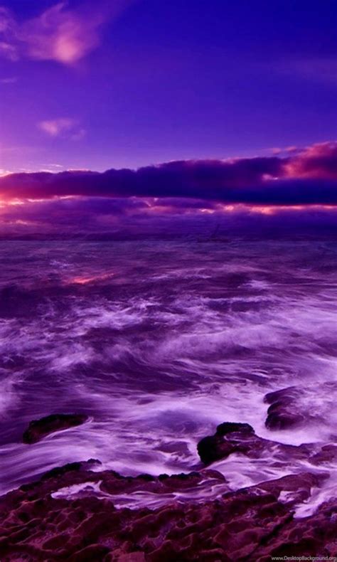 Purple Sea Wallpapers Desktop Background