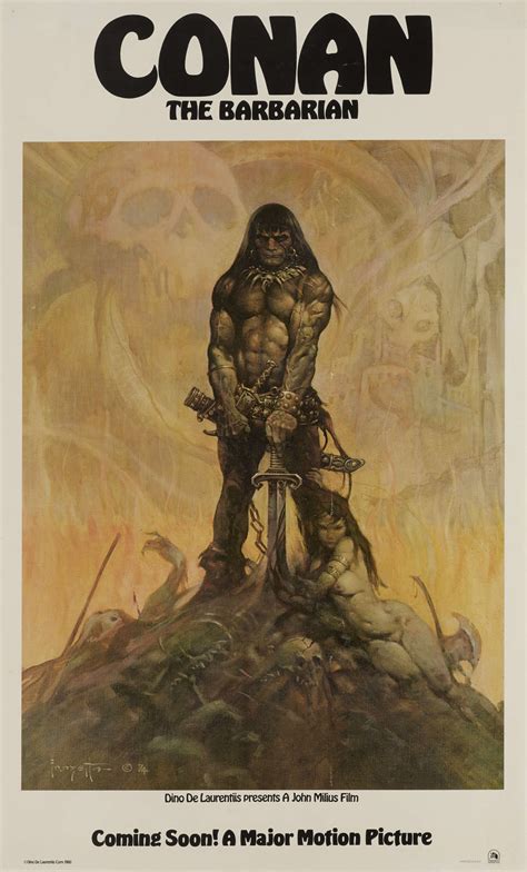 Conan The Barbarian Us Special Poster Vintage Movie Art