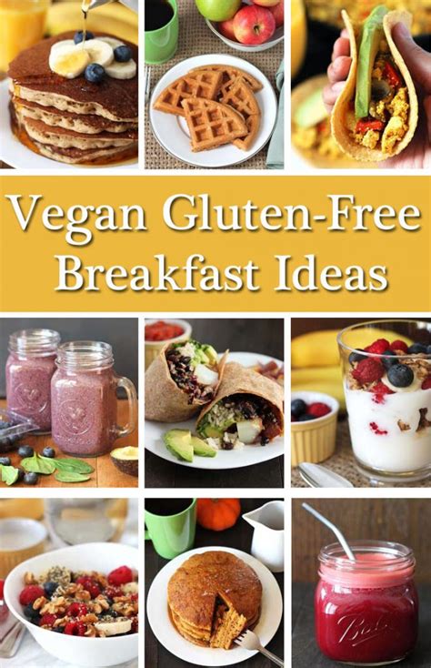 The best breakfasts for health and weight loss include foods like eggs, berries, avocados, oatmeal, bananas, plain greek yogurt, nuts, and peanut butter. Vegan Gluten-Free Breakfast Ideas - Delightful Adventures