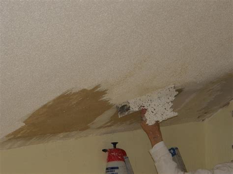 Unfortunately, popcorn ceilings have tons of disadvantages which have become more apparent with time, and they now are slowly becoming a. Popcorn Ceiling Removal / Laminate Ceiling With 3/8 ...