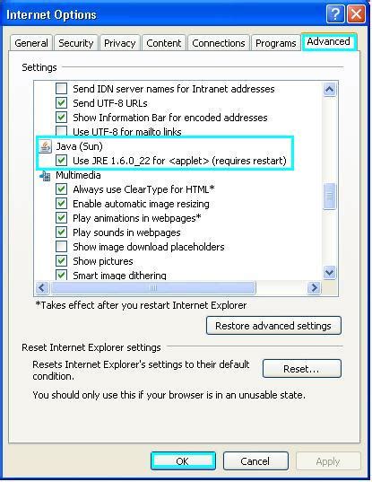 Internet Explorer Support How To Enable Java In Ie8