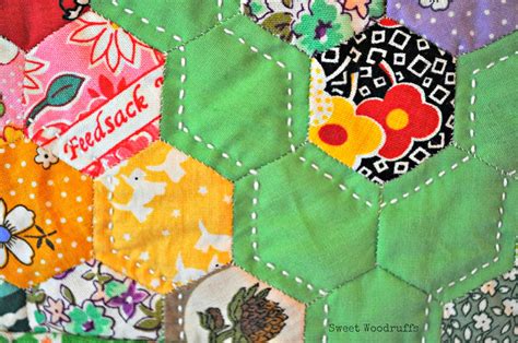 So, i made the printable hexagon english paper piecing templates with the reuired size for this quilt i'm making. Sweet Woodruffs: Mini Hexi Scrap Quilt ~ English Paper Piecing