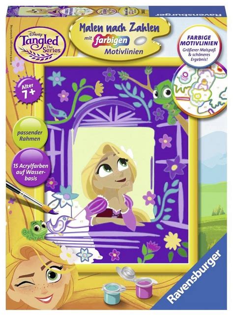 Am ende stehen freude, stolz und ein erfolgserlebnis, das die lust am. Ravensburger Malen nach Zahlen »Disney Rapunzel« | OTTO