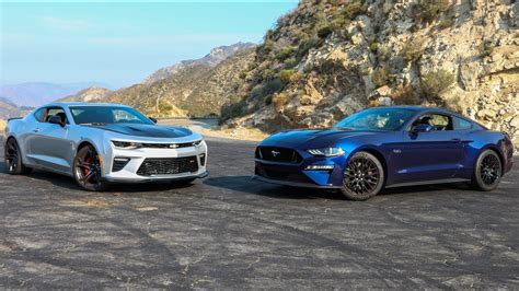 Camaro Ss 1le Vs Mustang Gt Performance Pack Muscle Cars Turned Sports