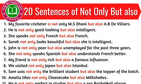 Not Only But Also Sentence Examples