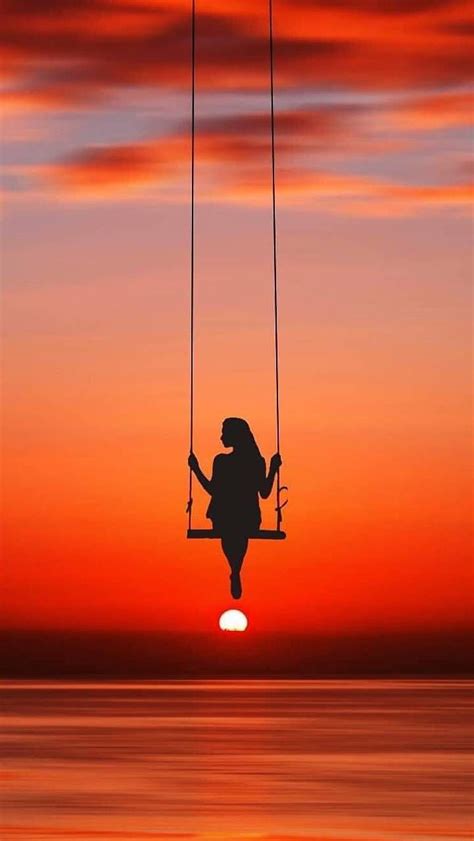 Sunset Swing Wallpapers Wallpaper Cave