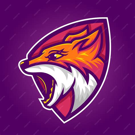 Premium Vector Fox Mascot Esport Logo Template