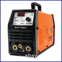 HITBOX TIG Welder 110V 220V Dual Volt 200A HF Inverter ARC TIG Welding