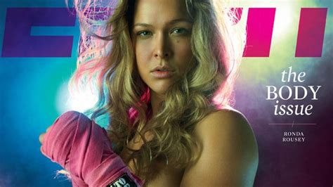 Ronda Rousey Nude On Espn The Magazines Body Issue Cover