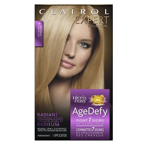 Clairol Age Defy Expert Collection Hair Color Kit Light Blonde