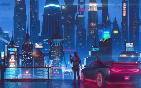 Sci Fi Cyberpunk City 4k Cyberpunk City Wallpaper 4k