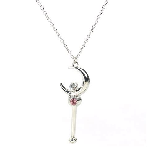 Sailor Moon Necklace Moon Pendant Necklace Anime Jewelry For Women Girl Sailormoon Cosplay Kolye