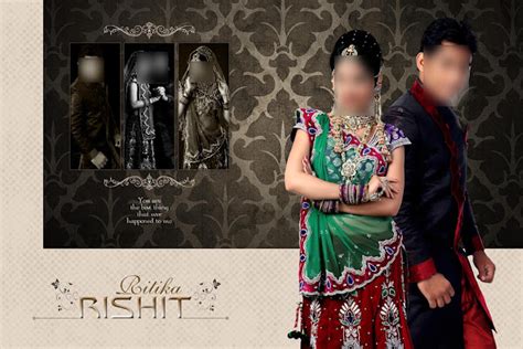 Indian Wedding Album Cover Design 16x24 Psd Templates