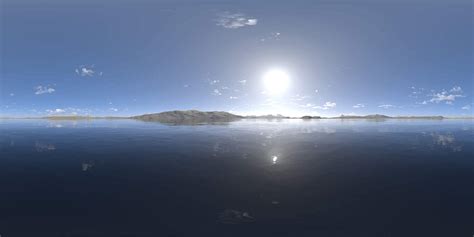 Early Afternoon Lake Hdri Sky Hdr Image By Cgaxis