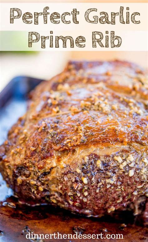 The prime rib on the left was freshly trimmed moments before the photograph was taken, while the one on the right was bought from the butcher counter if, instead, you're using our standard recipe for. Perfect Garlic Prime Rib made with a garlic, thyme and rosemary crust is gorgeously brow ...