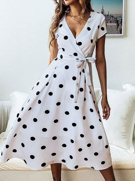 Best Polka Dots Outfit Images Fashion Dresses Dot Dress