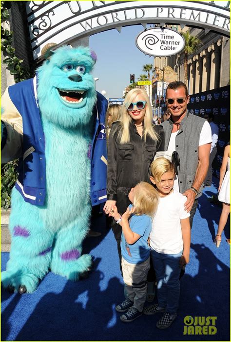 Gwen Stefani And Gavin Rossdale Monsters University Premiere With The