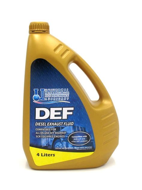 Def Diesel Exhaust Fluid Univerzal Lubricants