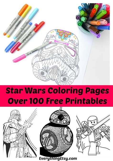 100 Star Wars Free Printable Coloring Pages For Both Adults And Kids
