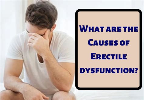 What Are The Causes Of Erectile Dysfunction Urolife Clinic