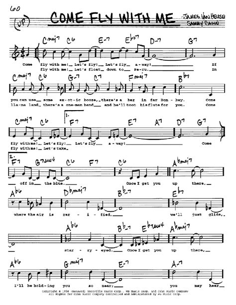 Come Fly With Me Sheet Music Direct