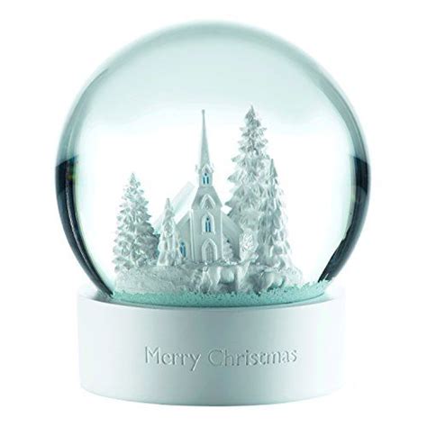 Wedgwood 2018 Holiday Decorations Snowglobe 51 In Silver And White