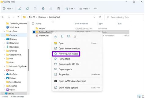 How To Use Quick Access In Windows 11 Guiding Tech