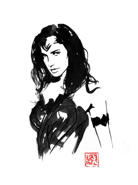 Wonder Woman 2020 Drawing By Pechane Sumie Saatchi Art