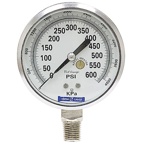 600 Psi 3 Lm Dry Gauge Pressure And Vacuum Gauges Pressure Gauges