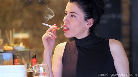 Angela Chain Smoking In A Bar Smokingsweeties