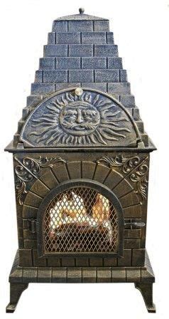 Kingfisher log burner chiminea bbq. Aztec Allure Cast Iron Chiminea Pizza Oven | Pizza oven ...