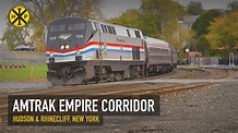 Amtrak on the Empire Corridor - YouTube