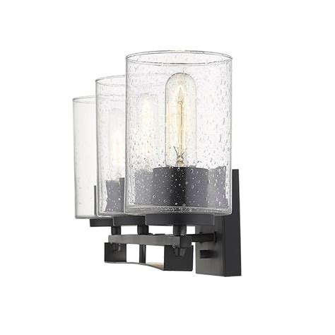 Acclaim Lighting Orella 3 Light 100w Matte Black Sconce With Thumb