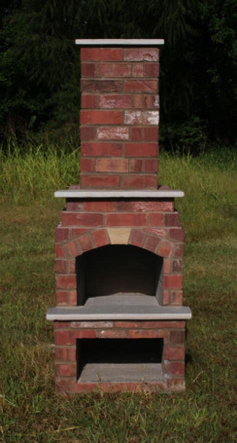 Outdoor Fireplace Kit Masonry Outdoor Fireplace Stone